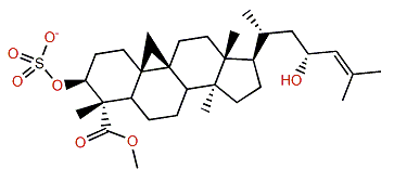 Methyl (23R)-3b,23-dihydroxycycloart-24-en-28-oate 3-sulfate